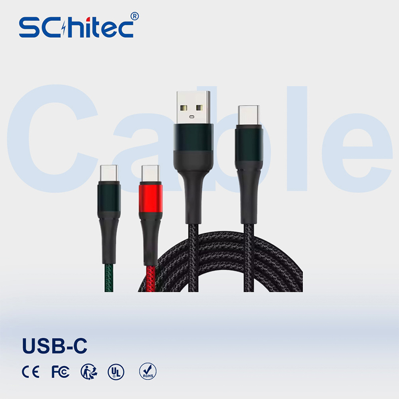 Optimizing the anti-tangle performance of nylon type-c data cable and improving the user experience