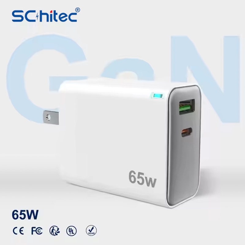 How can the us dual-port wall charger maintain stable output performance and avoid power attenuation when charging for a long time with high load?