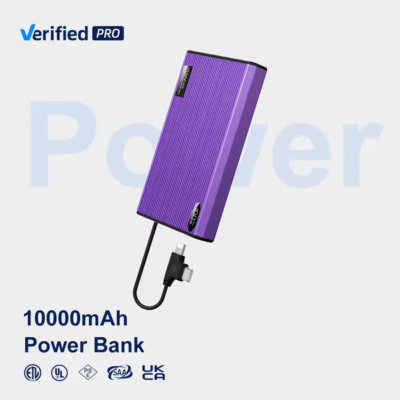 Magnetic Power Bank With Cable