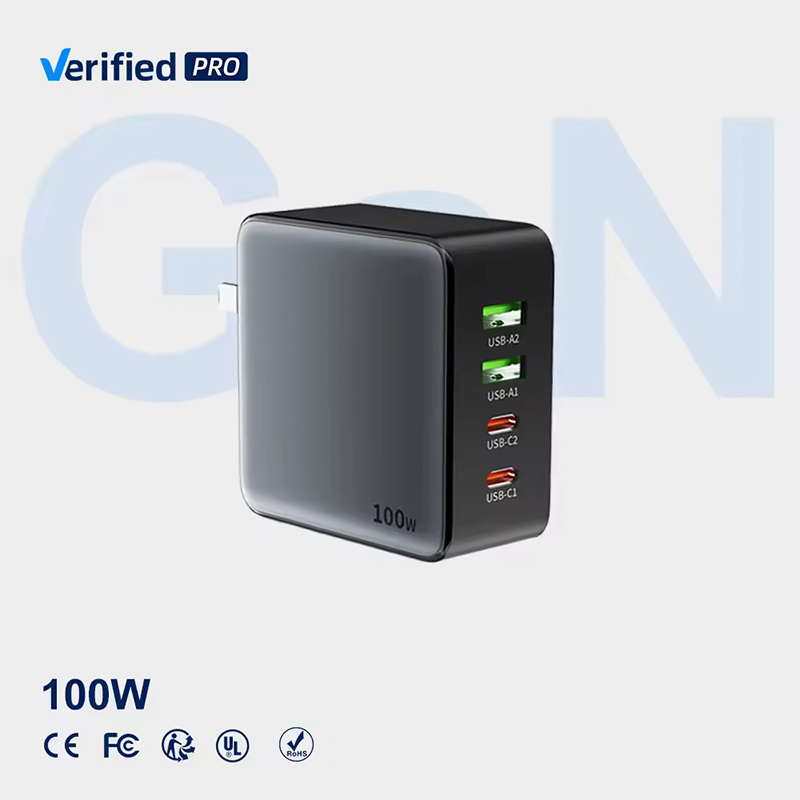 100W GaN 4-port Charger