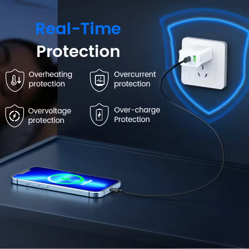20W US Dual-Port Wall Charger