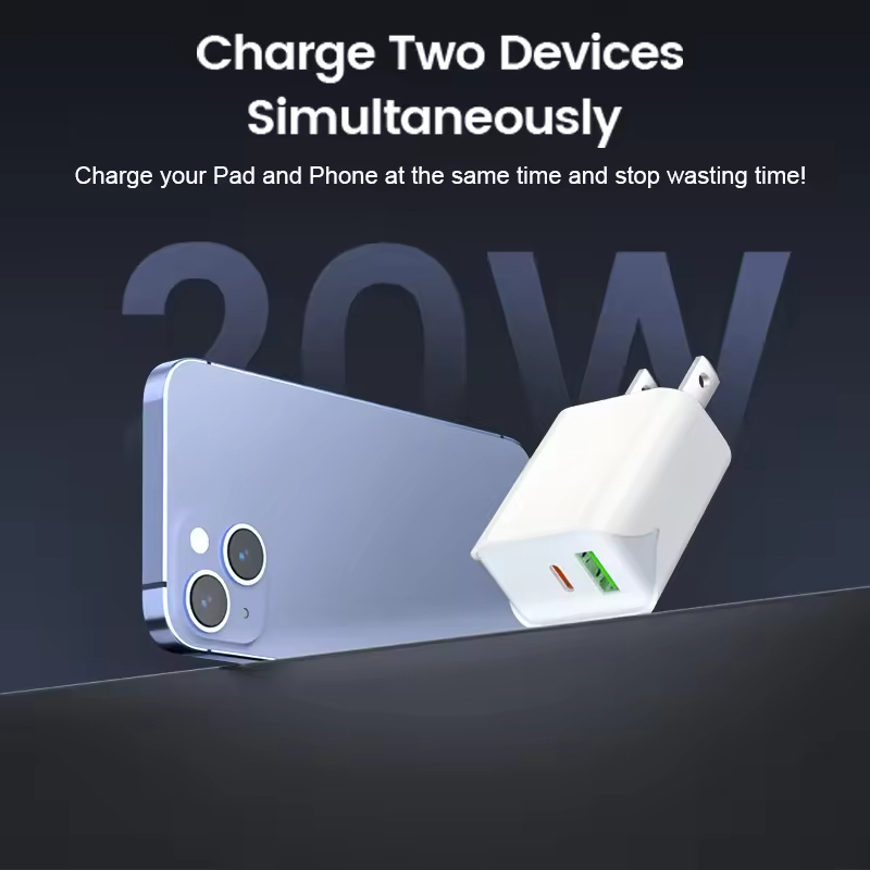 20W US Dual-Port Wall Charger