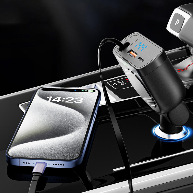 180 Degree Rotatable 36W PD Car Charger