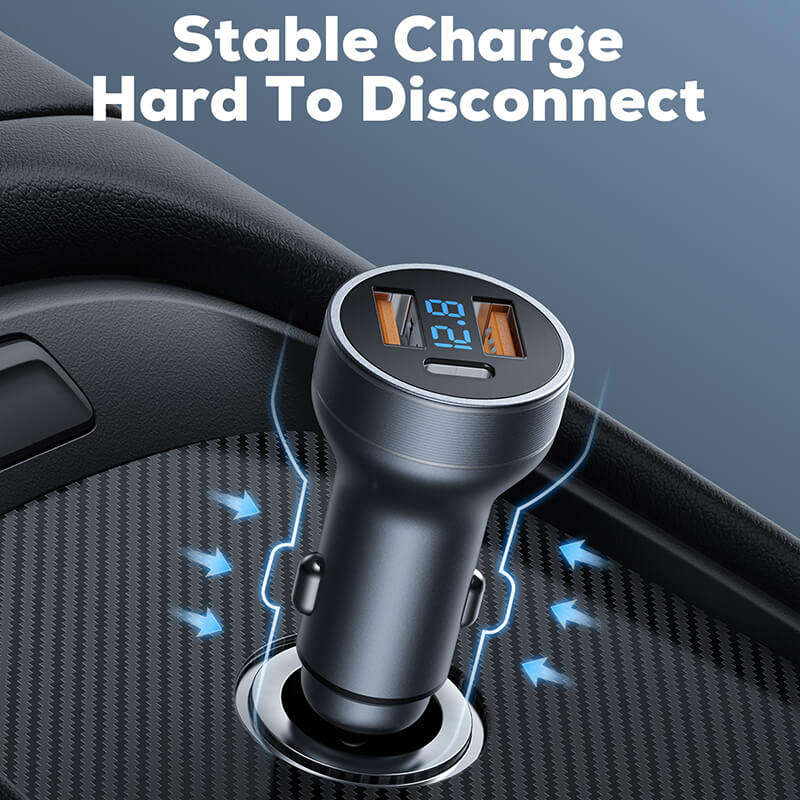 30W Aluminum Alloy Car Charger
