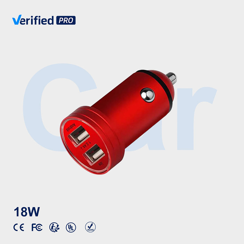 Mini 18W USB C Adapter 2 Ports Fast Charging
