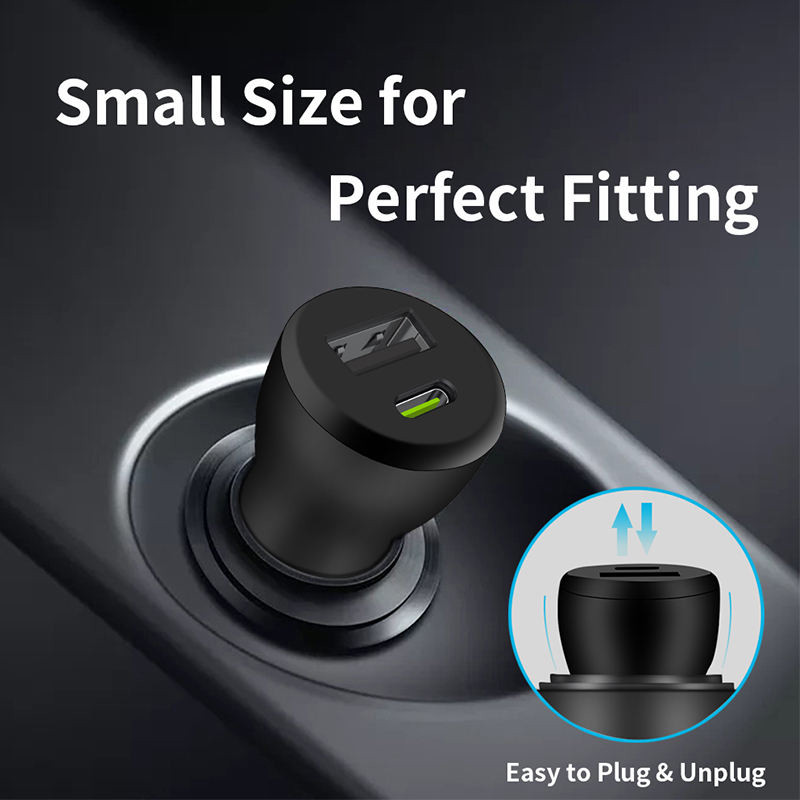 30W PD Type C Car Charger