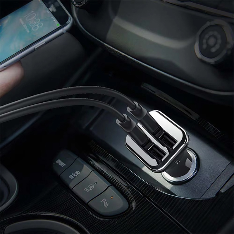 4-port 30W Smart Car Charger
