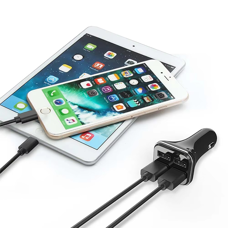 4-port 30W Smart Car Charger