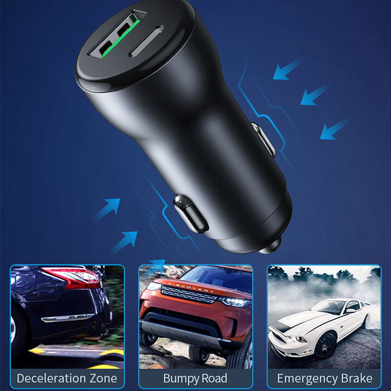 30W PD Type C Car Charger