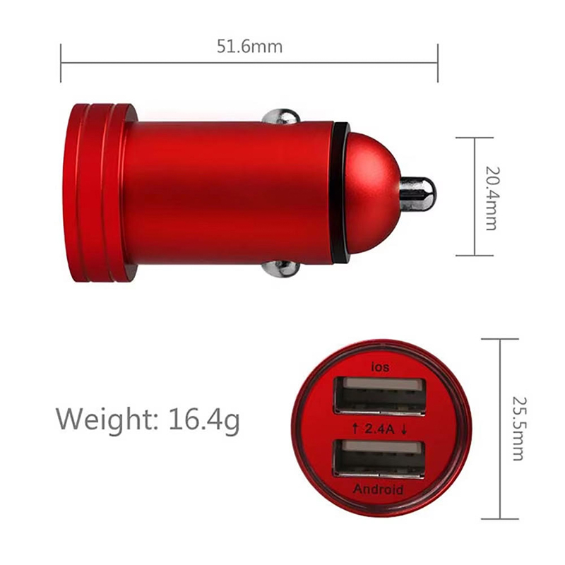 Mini 18W USB C Adapter 2 Ports Fast Charging