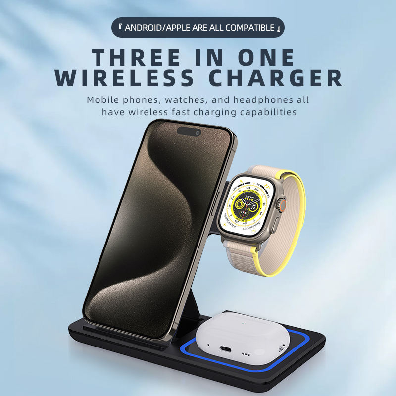15W Fast Wireless Charger 3 in 1