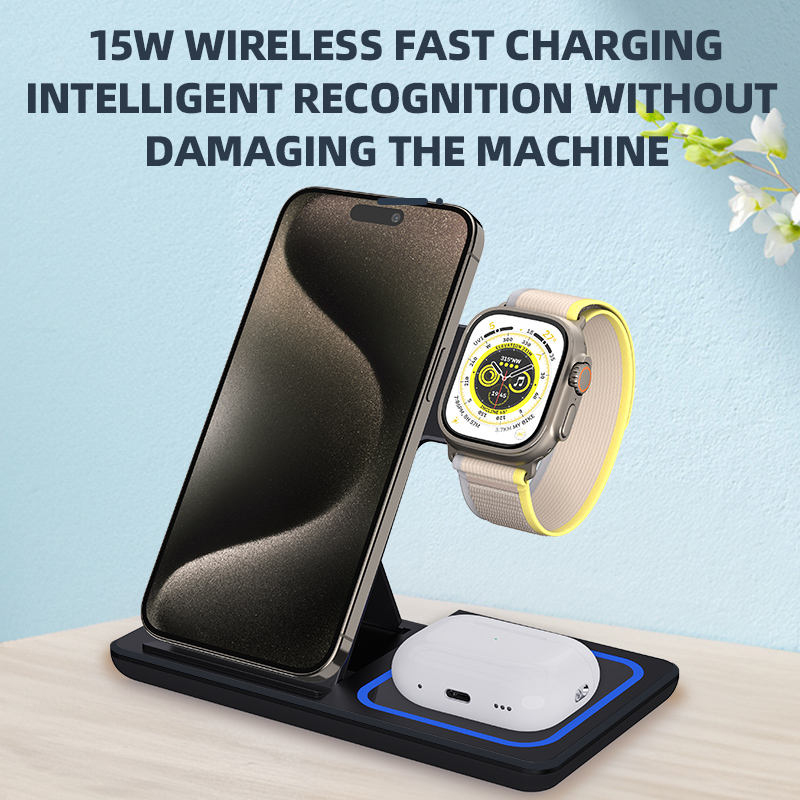 15W Fast Wireless Charger 3 in 1