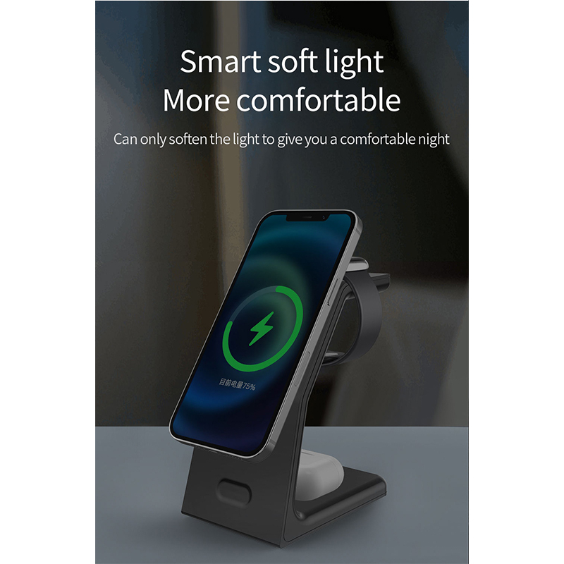 15W Portable Smart Wireless Charger Stand