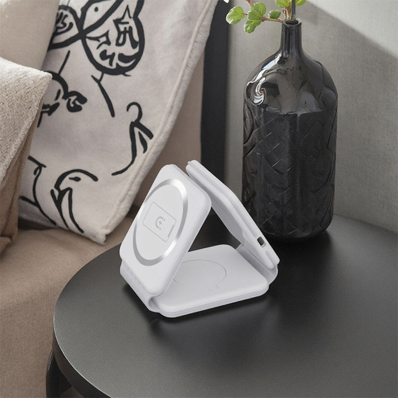 3 in 1 Foldable Travel Wireless Charger Stand